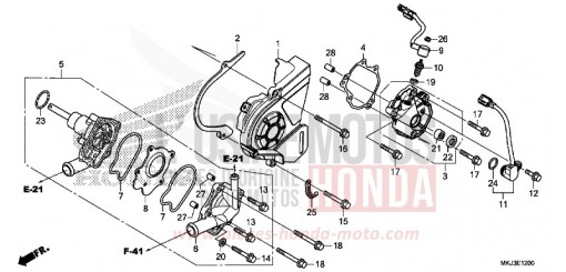POMPE A EAU CB1000RAJ de 2018